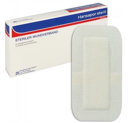 HANSAPOR steril Wundverband 10x20 cm
