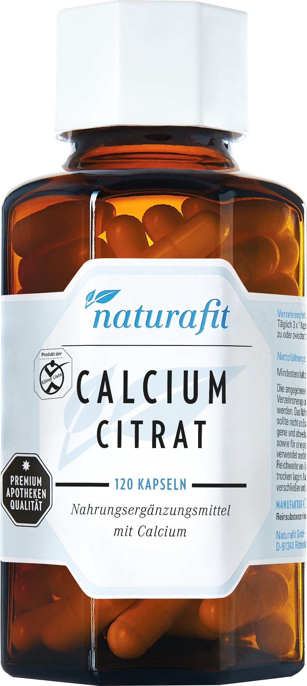 NATURAFIT Calcium Citrat Kapseln NATURAFIT Calcium Citrat Kapseln